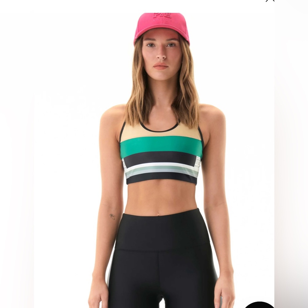 NWT P.E Nation DIVISION ONE SPORTS BRA IN BOSPHORUS